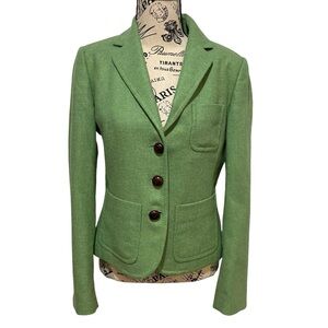 J.Crew Scottish Cloth Robert Noble Wool Blazer size 6